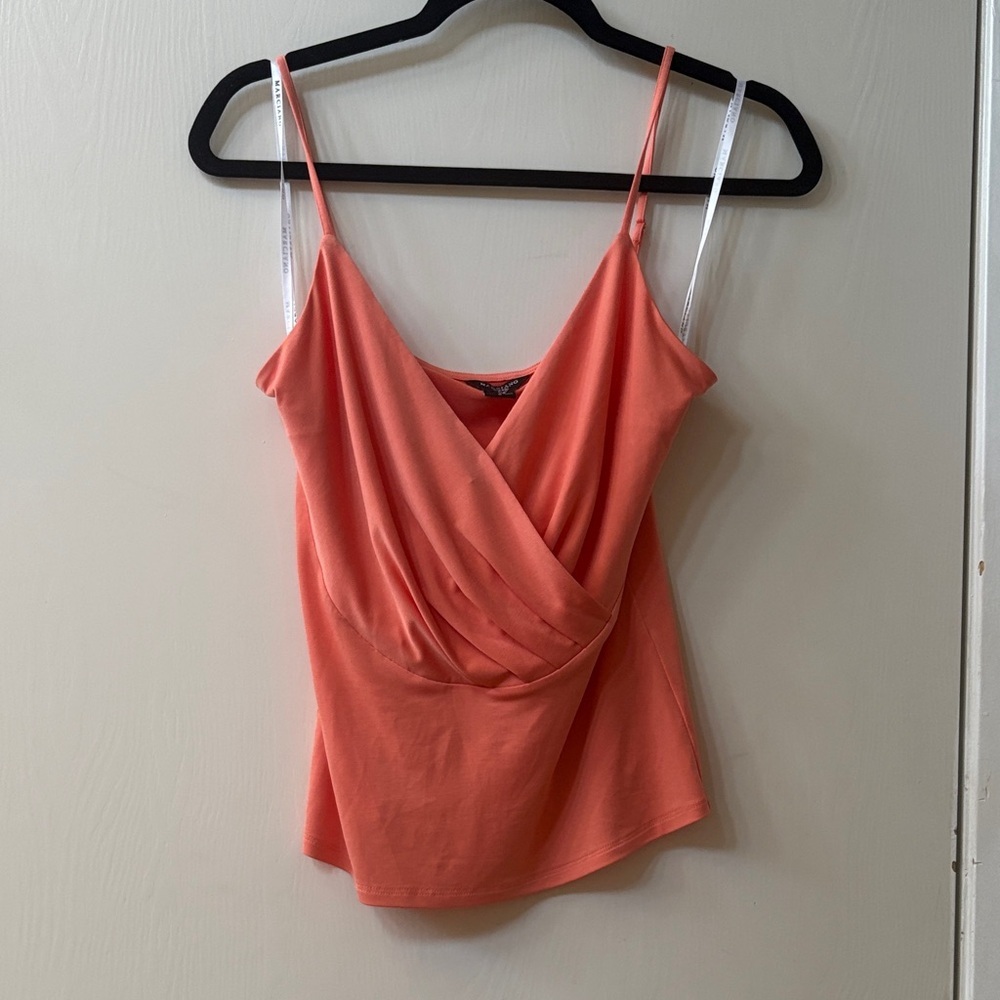 Marciano Peach Wrap Cami Top
